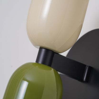 Colorful Bedside Wall Lamp Nordic Macaron