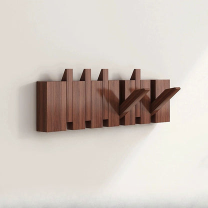 Wooden Wall Hooks Foldable Piano Key Design