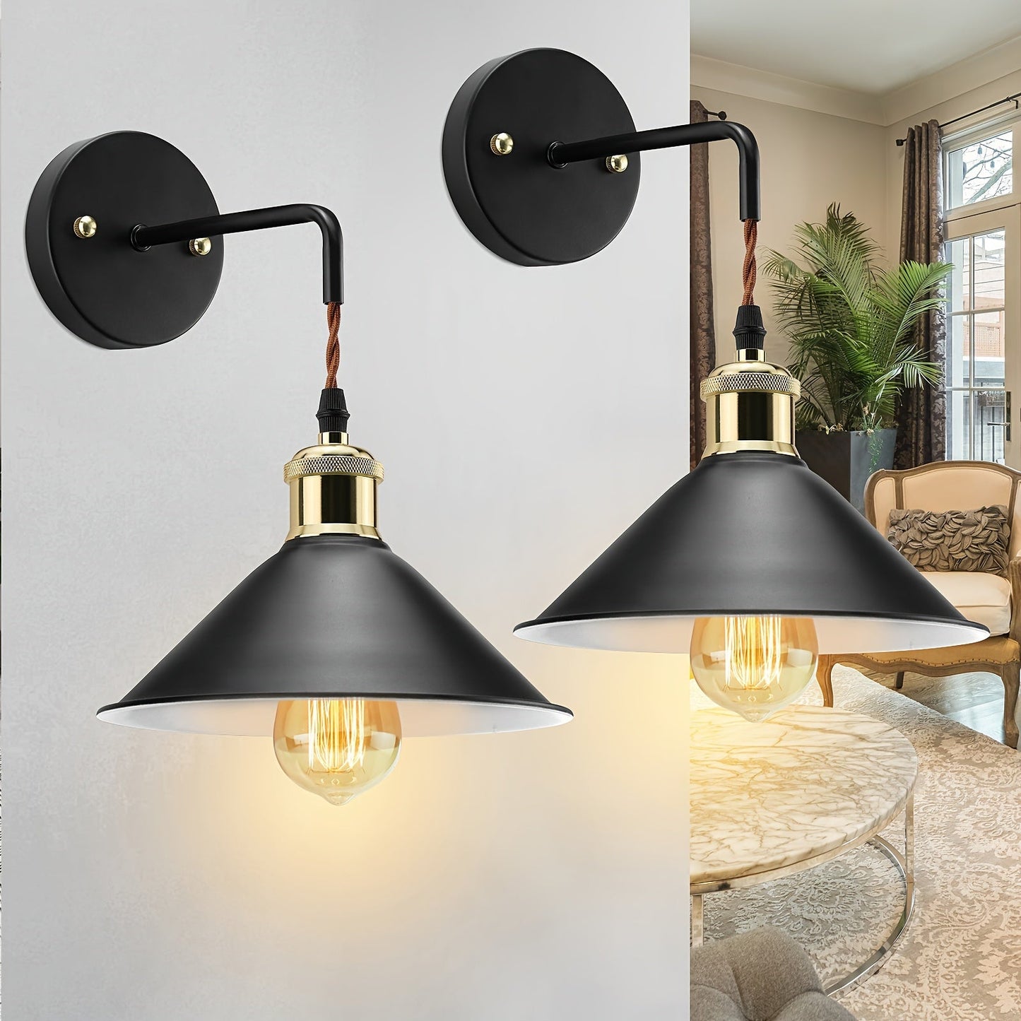 Modern Metal Wall Sconce Industrial Oil