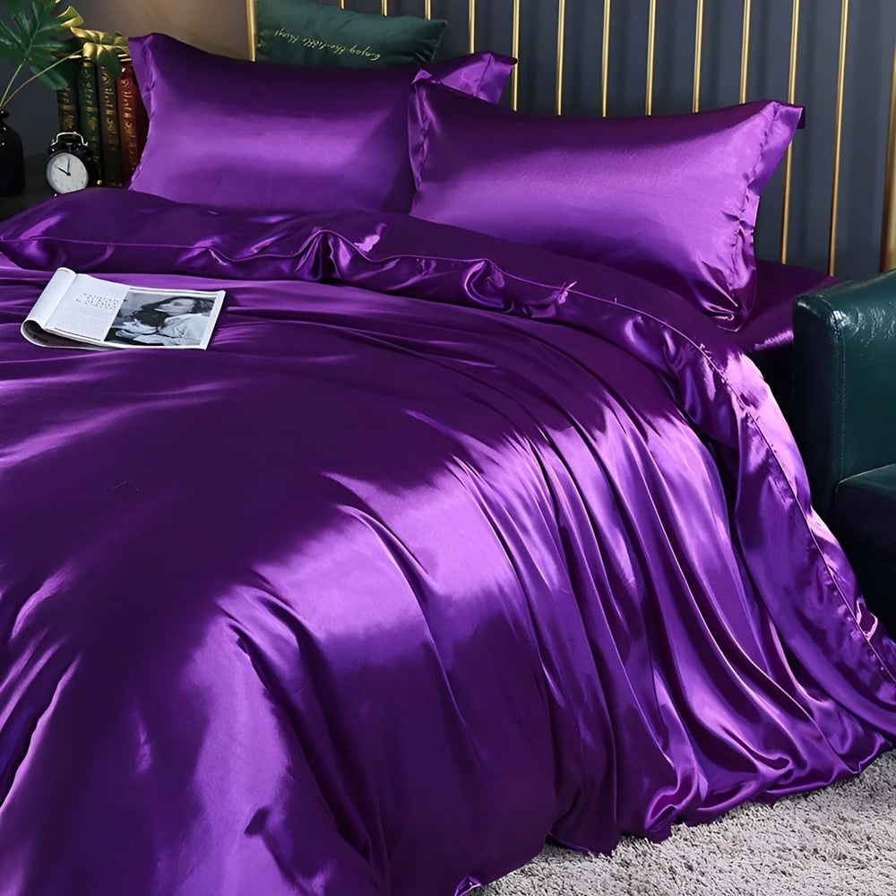 Antibacterial Silk Bedding Set Breathable