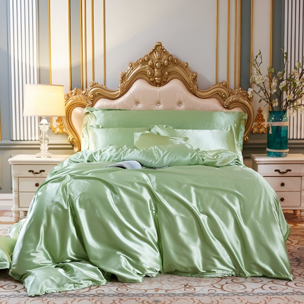 Antibacterial Silk Bedding Set Breathable