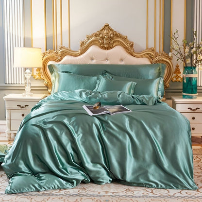 Antibacterial Silk Bedding Set Breathable