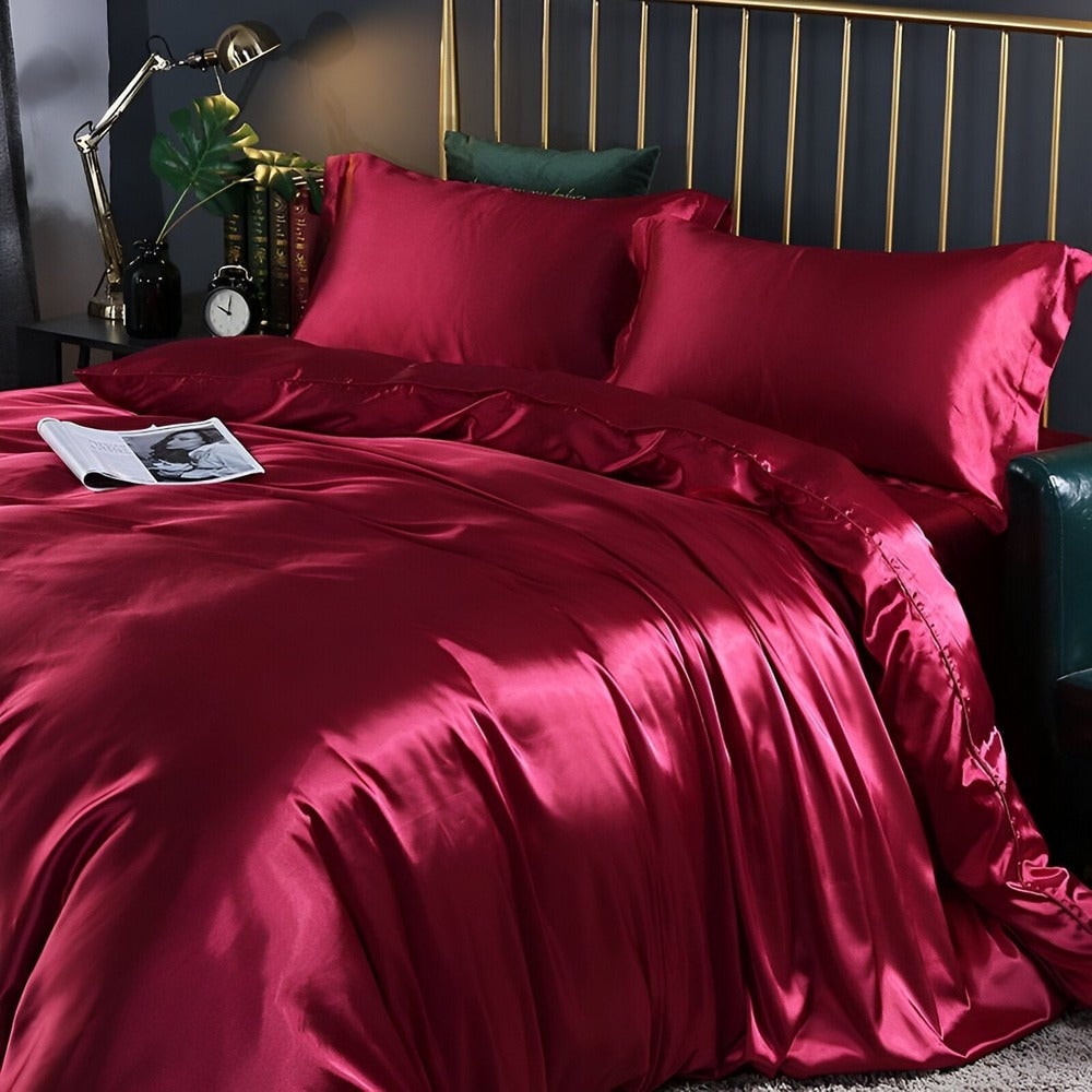 Antibacterial Silk Bedding Set Breathable