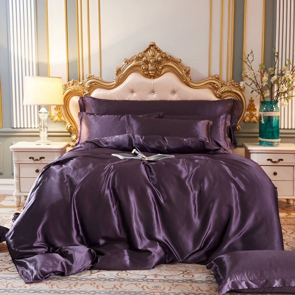Antibacterial Silk Bedding Set Breathable