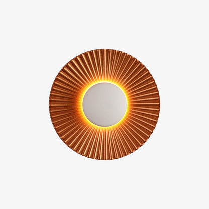 Hasna Sunray Wall Lamp Modern Metallic Sun