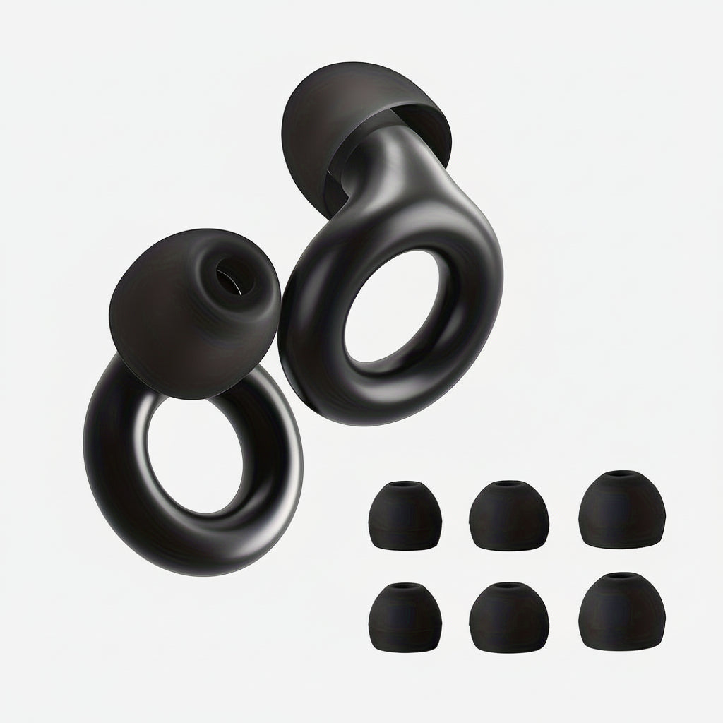 Ear Plugs Reusable Silicone Noise Cancelling