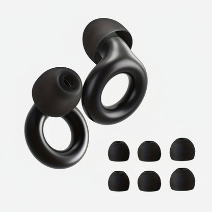 Ear Plugs Reusable Silicone Noise Cancelling