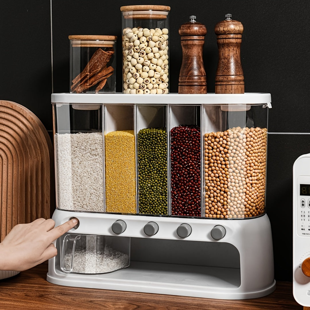 Multi Compartment Kitchen Grain Storage