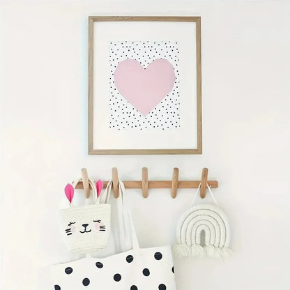 Maeve Wall Rack Solid Oak Organiser