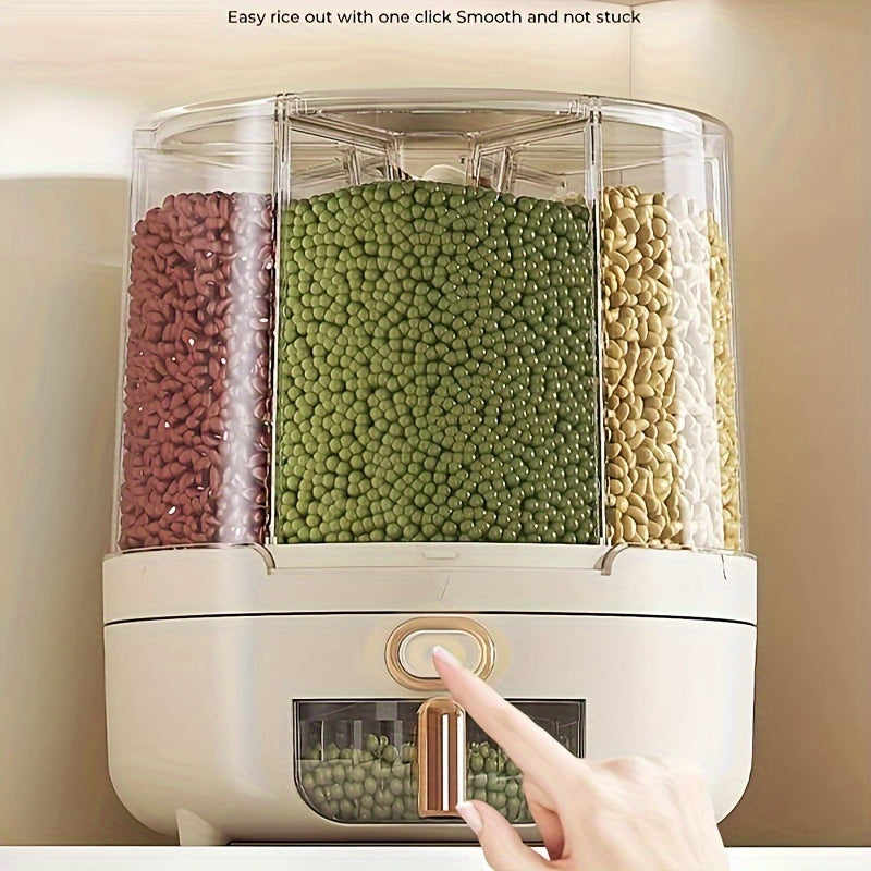 Rotating Airtight Food Storage Container