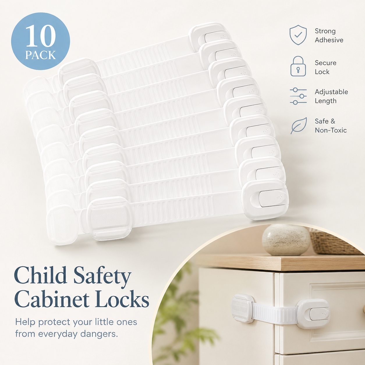 Baby Proof Cabinet Locks Child Safety