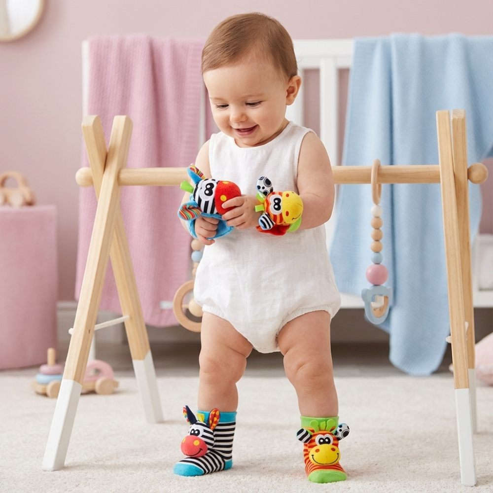 Baby Sensory Socks Bracelet Developmental