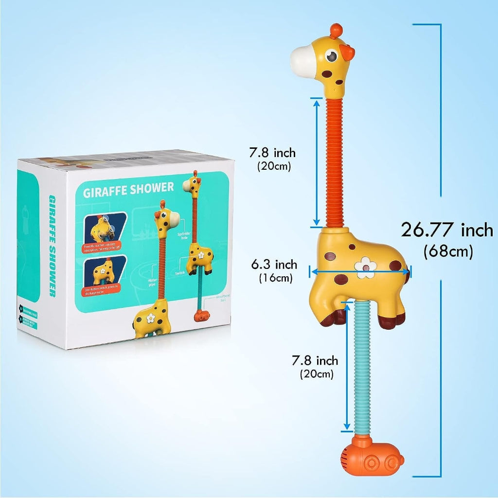 Bath Toy Water Spraying Giraffe Interactive