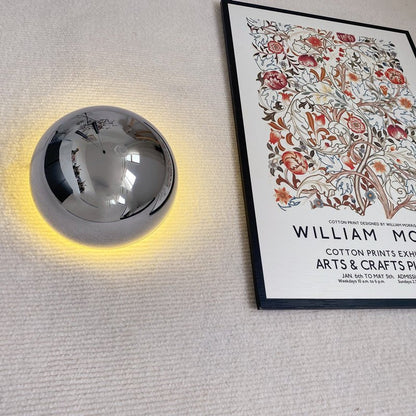 Bauhaus Eclipse Wall Lamp Gold Finish Modern