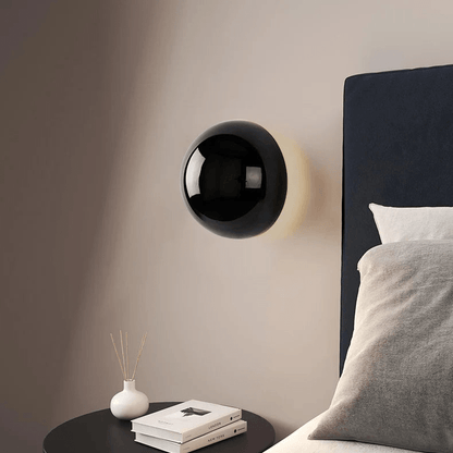 Bauhaus Eclipse Wall Lamp Gold Finish Modern