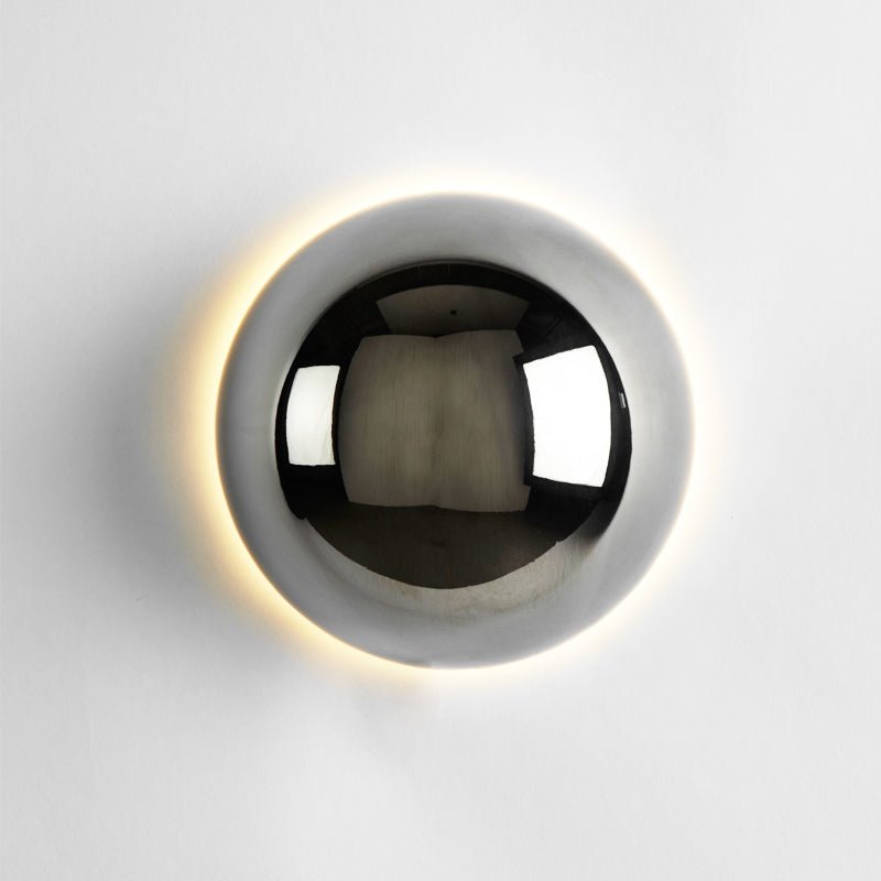 Bauhaus Eclipse Wall Lamp Gold Finish Modern