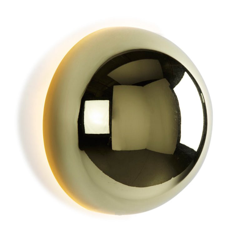 Bauhaus Eclipse Wall Lamp Gold Finish Modern