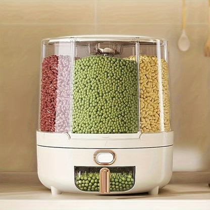 Rotating Airtight Food Storage Container