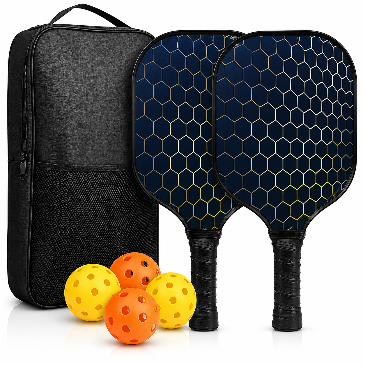 Pickleball Paddle Set Lightweight Graphite