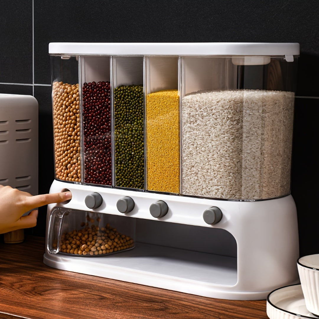 Multi Compartment Kitchen Grain Storage