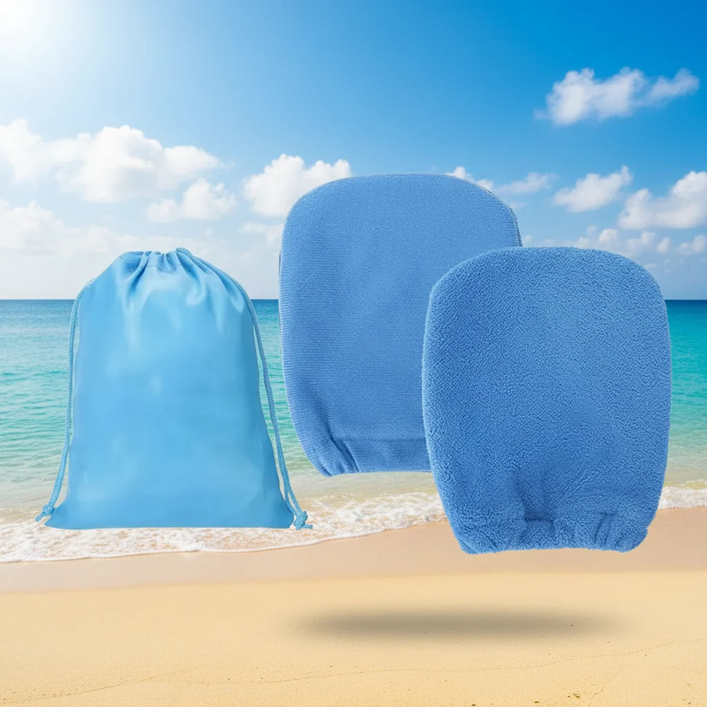 Beach Accessories Sand Remover Mitts Quick