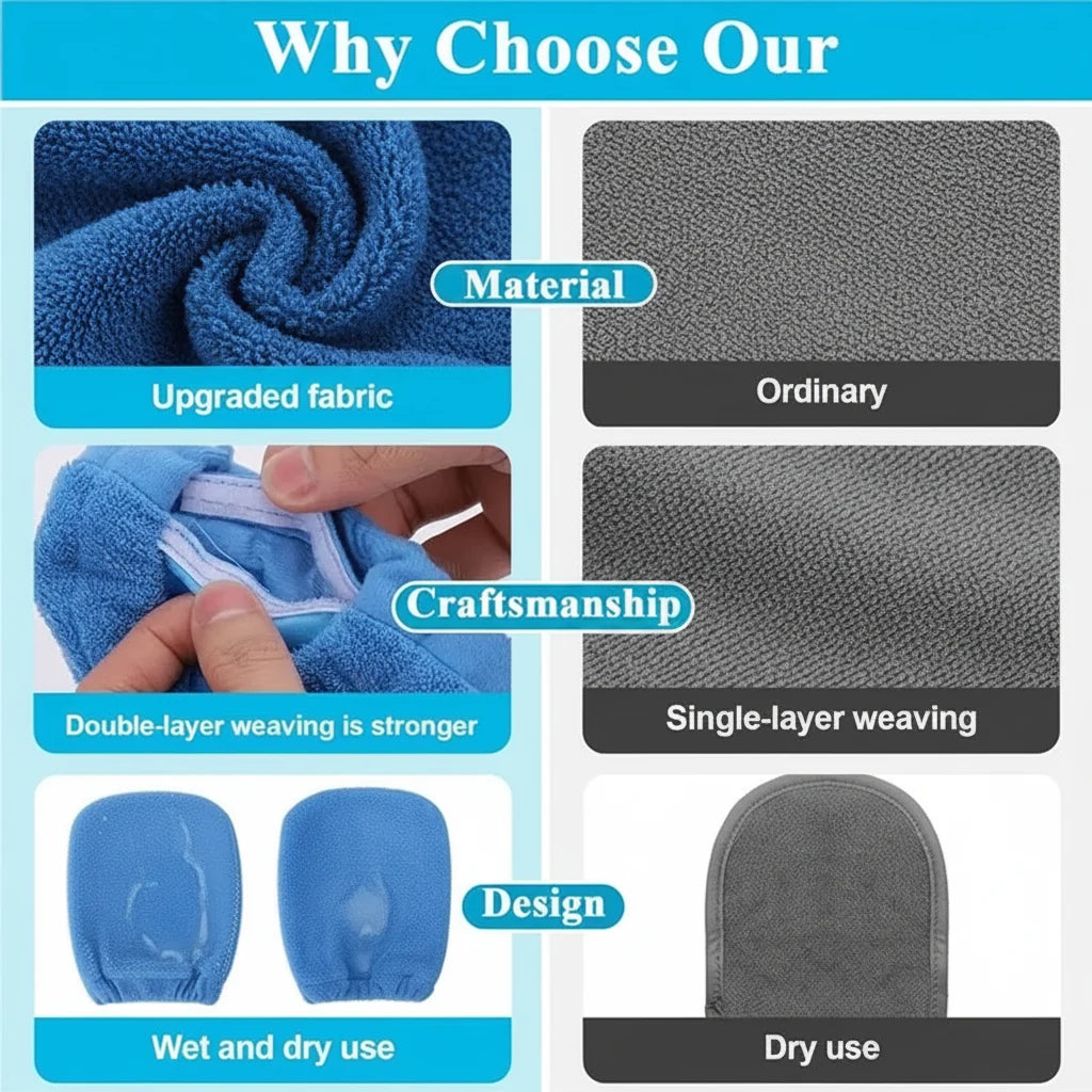 Beach Accessories Sand Remover Mitts Quick