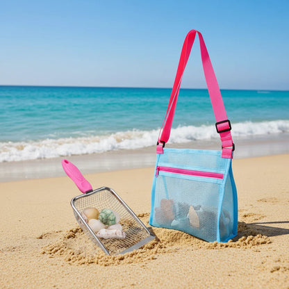 Beach Toy Kids Sand Sifter Shell Collector