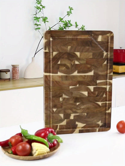 Acacia Wood Cutting Board Durable End Grain