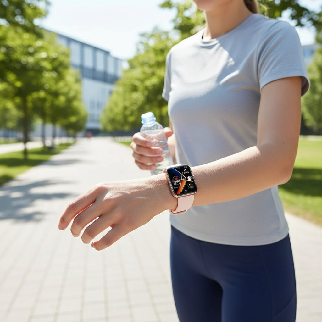 Blood Pressure Fitness Tracker Smartwatch