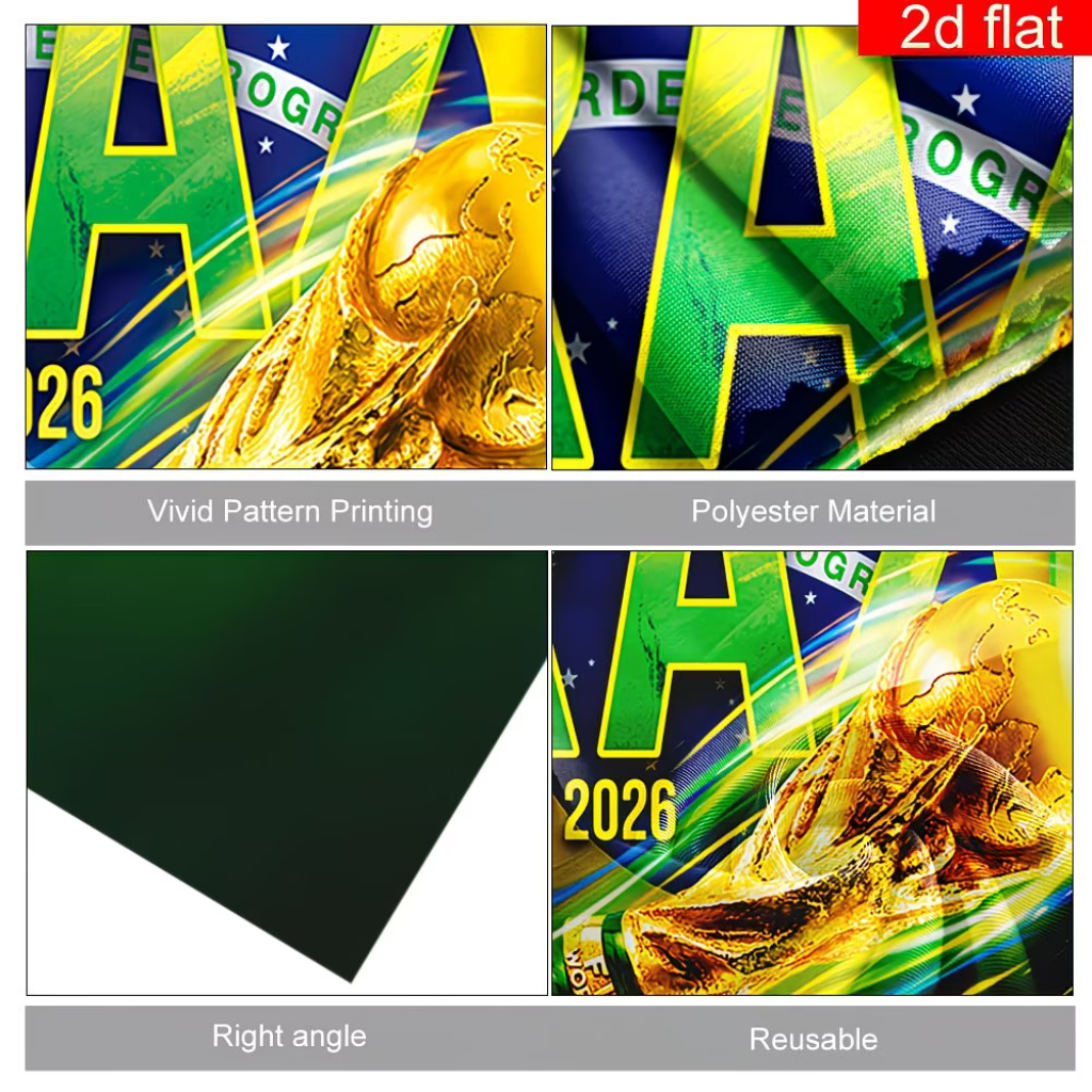 Brazil Flag World Cup Cape Sports Fan