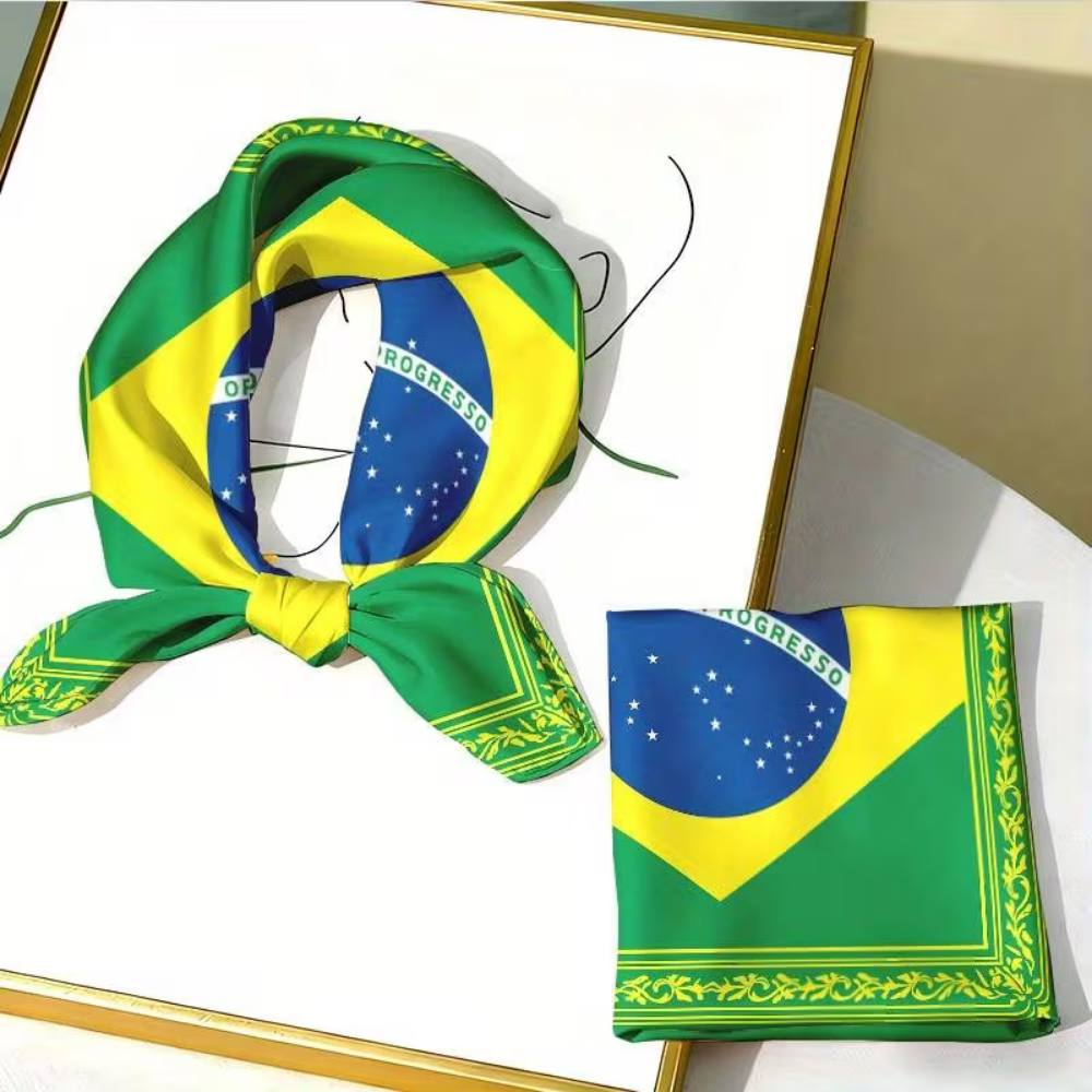 Brazil Flag World Cup Head Scarf Bandana