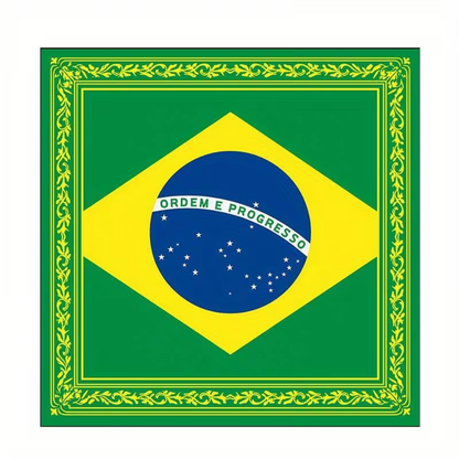 Brazil Flag World Cup Head Scarf Bandana