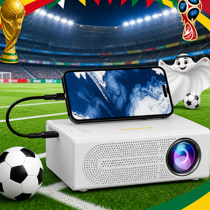 Portable Mini Projector Movies Gaming 1080P