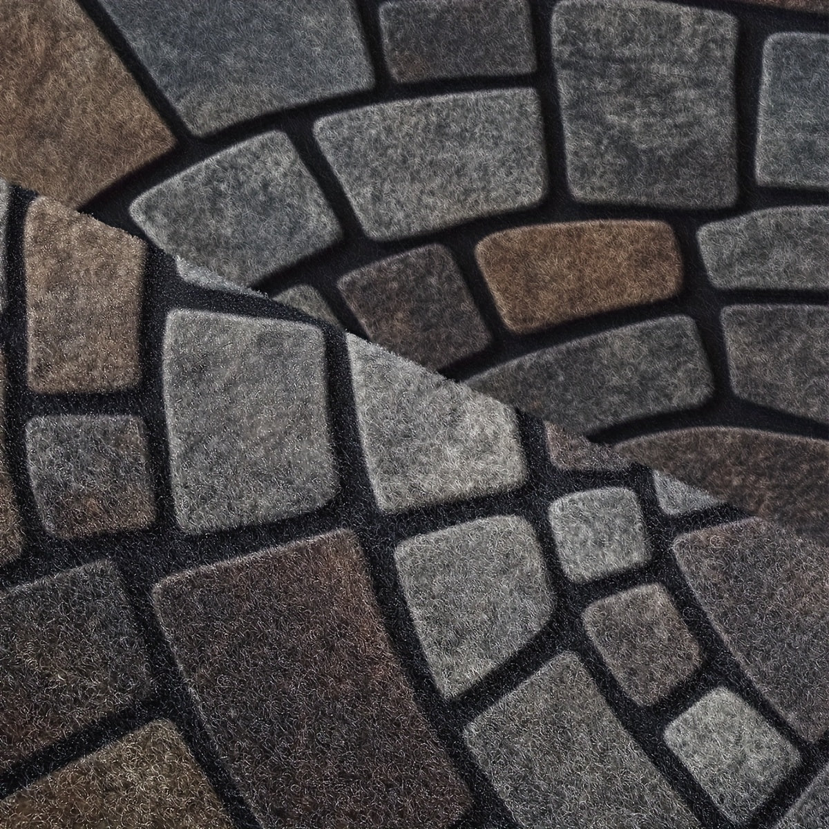 Half Circle Mosaic Door Mat Indoor &