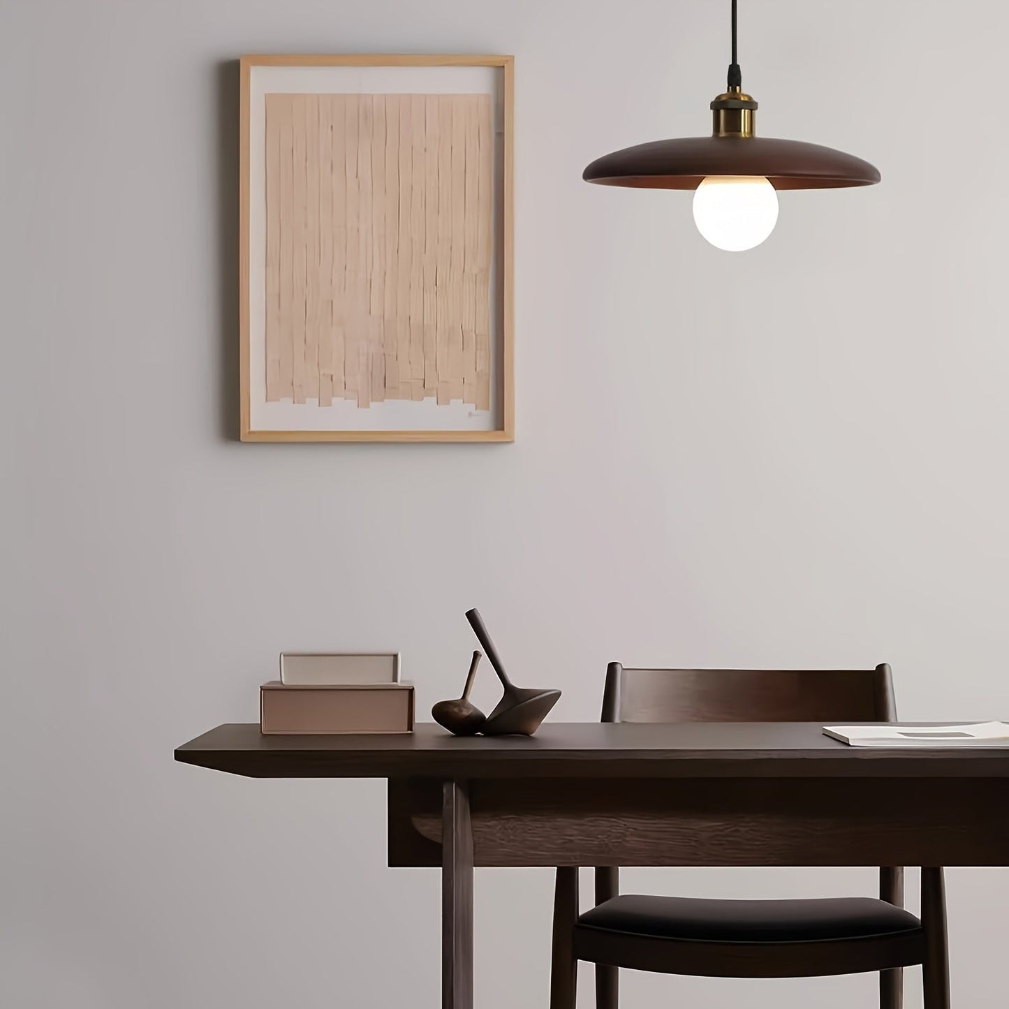 Modern Nordic Solid Wood Pendant Light