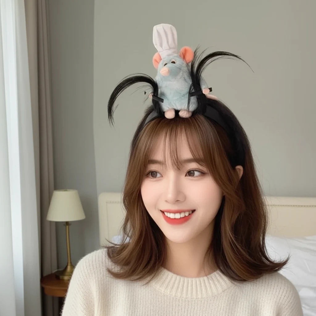 Cartoon Plush Headband Toy Cosplay Playful
