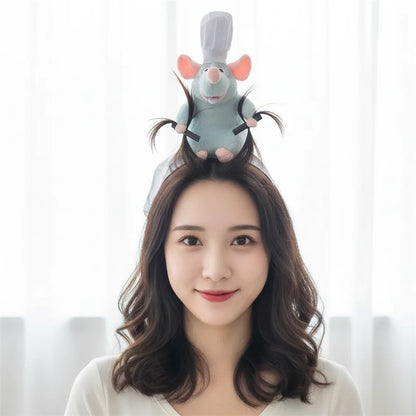 Cartoon Plush Headband Toy Cosplay Playful