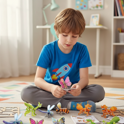 Kids 3D Cartoon Puzzle Set Animal