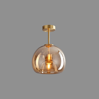 Vintage Bubble Glass Ceiling Light Retro