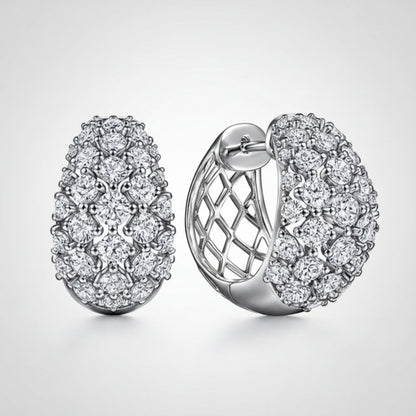 Earrings Mothers Day Gift Silver Crystal