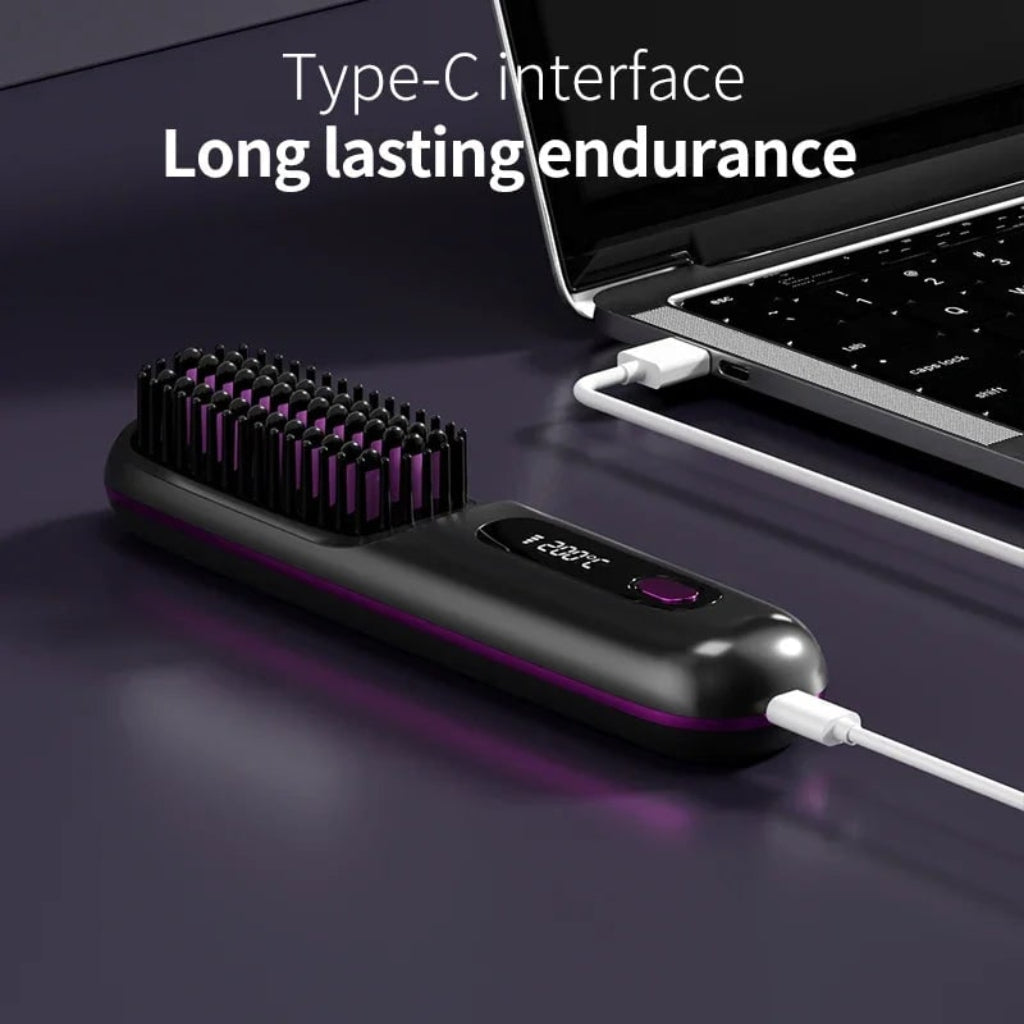 Ceramic Cordless Portable Hair Straightener