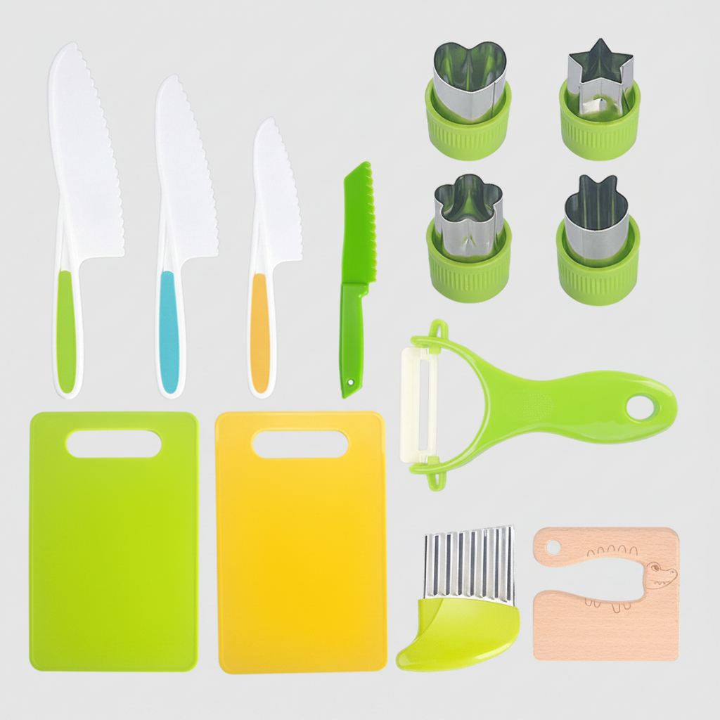 Children's Kitchen Set Play Safe Cutting
