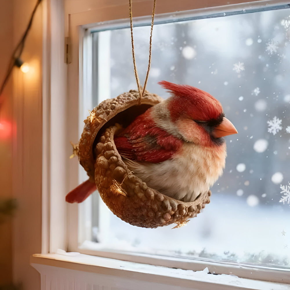 Christmas Ornaments Woodland Animal Acorn
