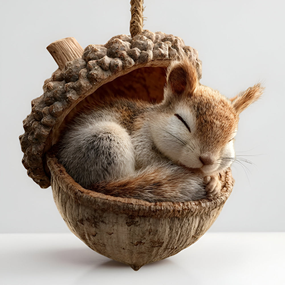 Christmas Ornaments Woodland Animal Acorn