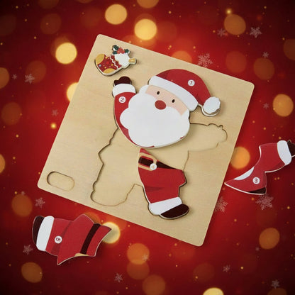 Christmas Puzzle Set Fun Activity Holiday