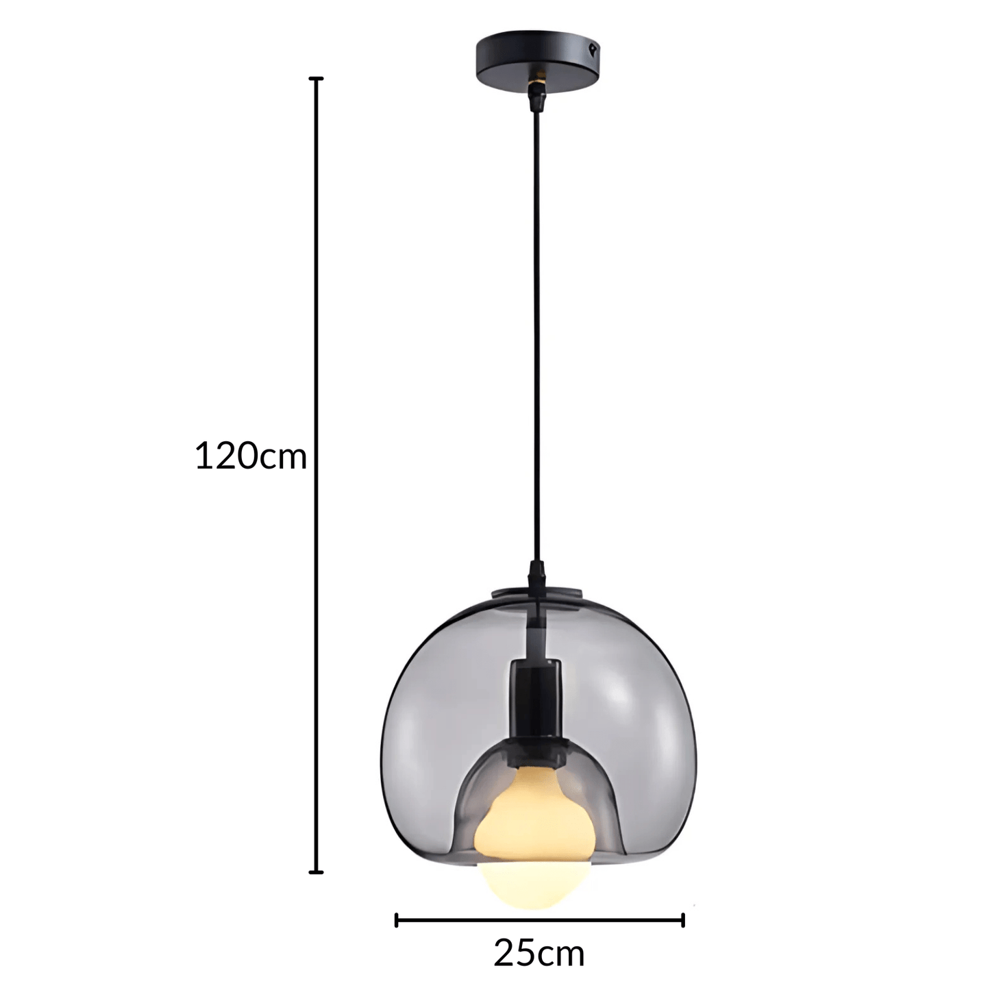 Clyde Glass Pendant Light Modern Handblown
