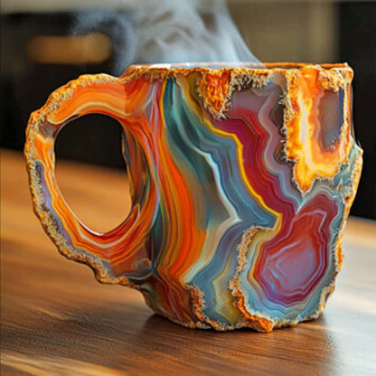 Coffee Mug Geode Style Novelty Tea Cup