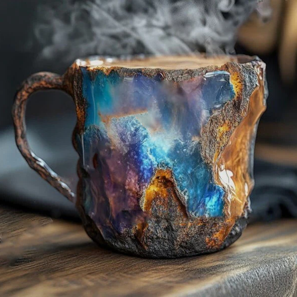 Coffee Mug Geode Style Novelty Tea Cup