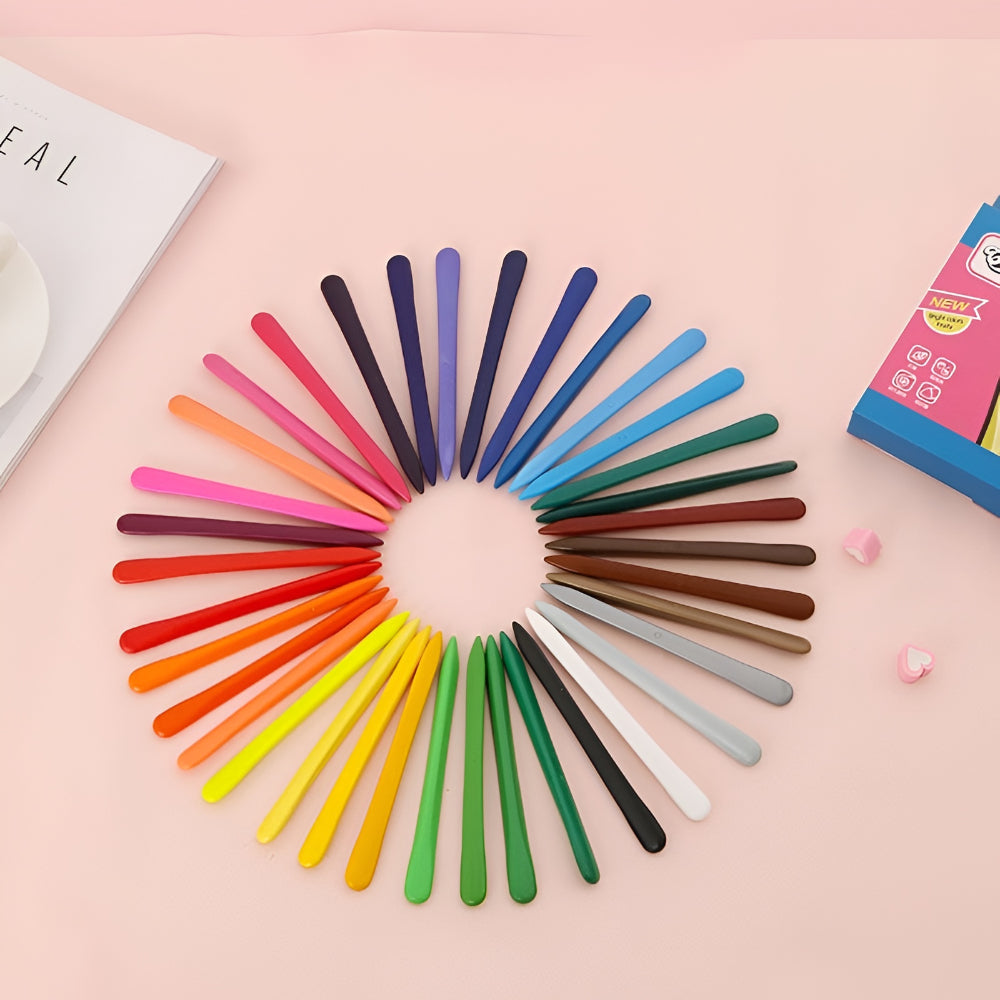 Coloring Crayons Non Toxic Case Crayon Set