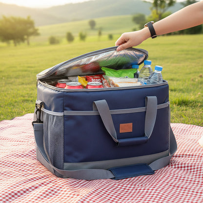 Cooling Insulated Cooler Bag Zippered